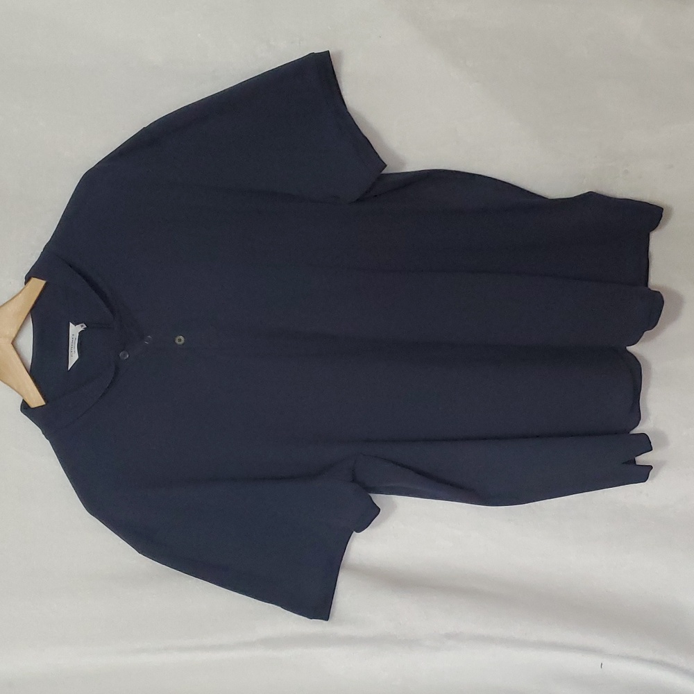 NWT Eleven Paris Dark Navy Blue Polo Style Shirt Size 3XL